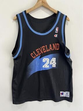 Vintage Champion Cleveland Mills Nba Jersey cavs 48